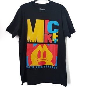 Disney Mickey Mouse Men Black T-Shirt - Sz M - NWT